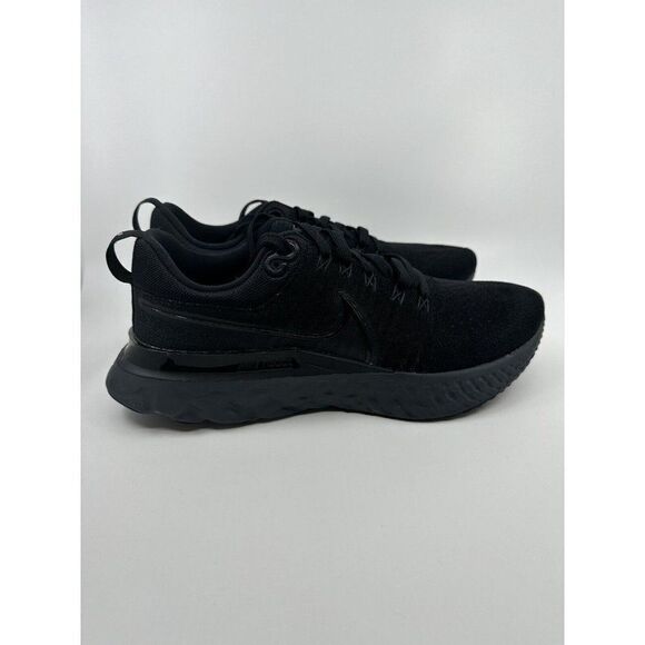 Nike React Infinity Run Flyknit 2 Shoes Size 9.5 Men's Black CT2357-003 - Picture 3 of 5